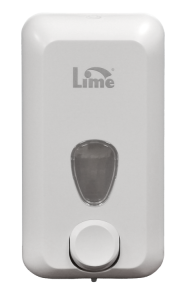 Диспенсер д/жидкого мыла LIME 1л, заливной, белый, №1