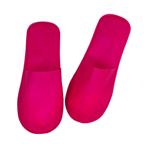 Тапочки одноразовые Стандарт Ультра с закрытым мысом 4мм красные