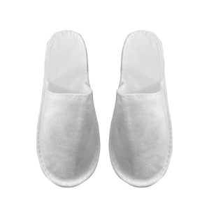 Тапочки одноразовые Махровые белые Эконом  с закрытым мысом 2,5 мм №100 ЧЗ