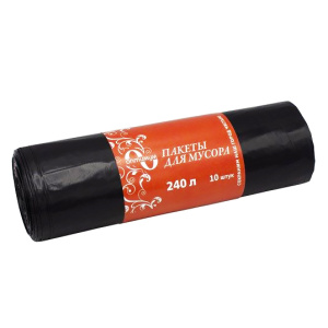 Пакеты для мусора особо прочные 240 л 