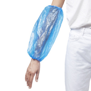 Нарукавник Elegreen одноразовый синий 3 гр. 25х40 п/э
