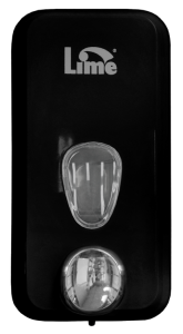 Диспенсер д/жидкого мыла LIME 1л, заливной, черный, №1