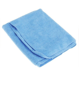 Тряпка из микрофибры вак. уп. 75х140 см СТАНДАРТ голубой №1/30