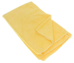Тряпка из микрофибры вак. уп. 75х140 см СТАНДАРТ желтый №1/30