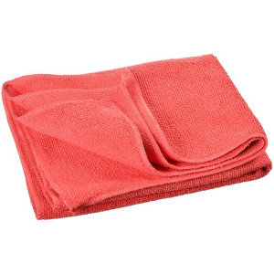 Тряпка из микрофибры вак. уп. 75х140 см СТАНДАРТ красный №1/30